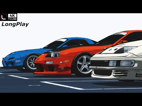 Auto Modellista (Initial D) "Remastered" - LongPlay[4K:60fps - Ultra Graphics] 🔴