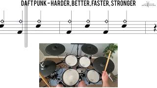 How to Play 🥁   Harder Better Faster Stronger   Daft Punk