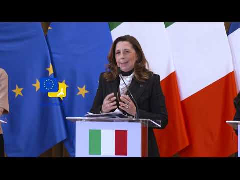 Video Thumbnail: We Will Never Abandon Ukraine! Italy Calls for European Defence Unity & Hybrid War Shield! E5 Summit