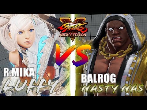 SFV AE 👊🏻 Luffy (R.Mika) vs Nasty Nas (Balrog) [S4]