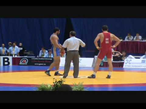 Islam Magomedov (RUS) dec. Alin Alexuc-Ciurariu (ROM) in 96 kg finals at Junior World Greco-Roman