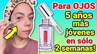 SERUM DE OJOS L'ORÉAL CON ÁC. HIALURÓNICO. 5 AÑOS MÁS JOVEN EN 2 SEMANAS!! | MARIEBELLE COSMETICS