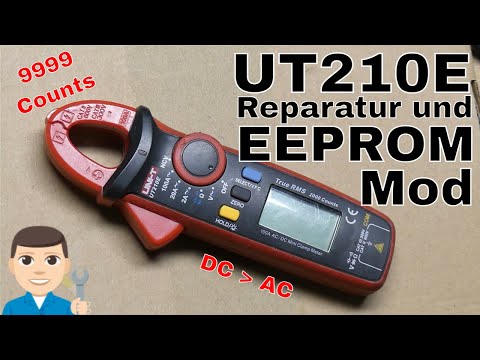BitBastelei #427 - Uni-T UT210E Reparatur und EEPROM-Modifikation