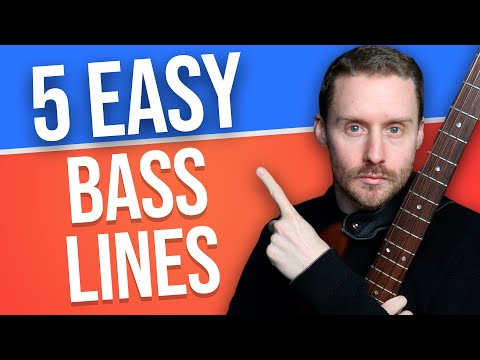 5 EASY Basslines Every Beginner Should Know!