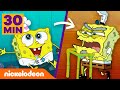 SpongeBob | 30 minuten lang SpongeBob van baby tot volwassene! | Nickelodeon Nederlands