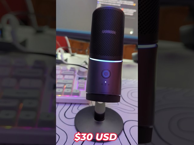 Vídeo relacionado con UGREEN Micrófono de Condensador USB para PC 24bit/96kHz Botón de Silencio para Streaming Podcasts Youtube Discord Juegos Portátil PS5