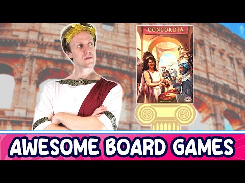 CONCORDIA is an AWESOME BOARD GAME