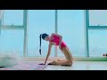 Hot Korean Girl Wearing Tight Fitting Clothes Doing Yoga Sexily Barefoot