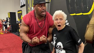 Grandma Heckles Bodybuilders Part 4