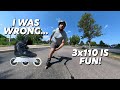 I Was Wrong About Endless 90 Frames 3x110 Setup Inline Skating