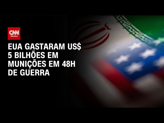 Guerra no Oriente Médio: EUA gastaram 5 bilhões de dólares em munições em 48h de guerra | CNN 360°