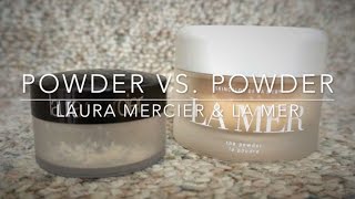 Powder Review! Laura Mercier vs La Mer Translucent | Ashley Landry