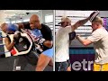 JAKE PAUL tries to emulate MIKE TYSON training💀