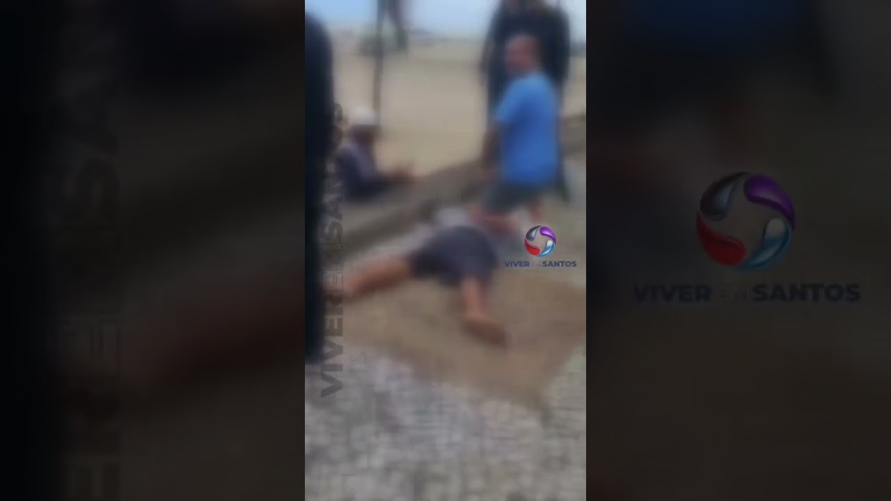 Suspeito de furtar celular em Praia Grande é contido por alunos-soldados da PM de folga.
