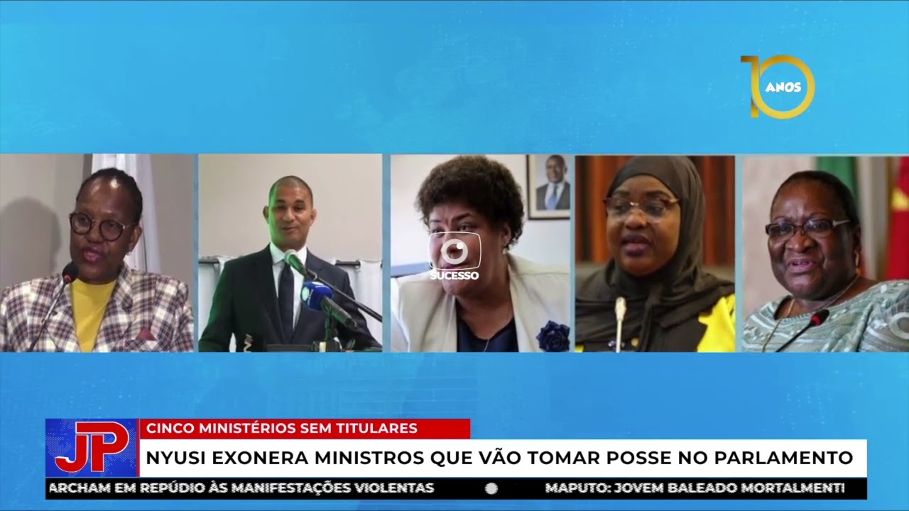 FILIPE NYUSI "DESMONTA" MINISTROS QUE VÃO TOMAR POSSE NA ASSEMBLEIA DA REPÚBLICA