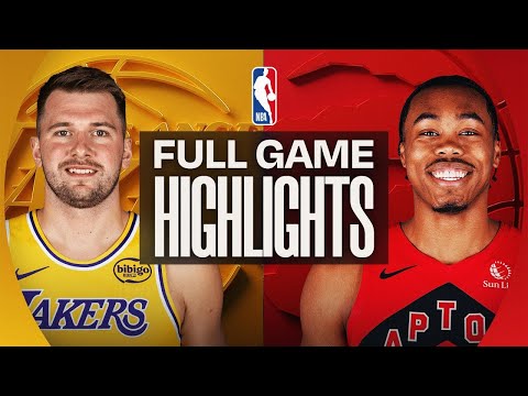 Los Angeles Lakers Vs Toronto Raptors Full Game Highlights - Jan 18 , 2026 | NBA
