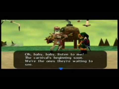 Zelda majora mask: zora's mask cutscene
