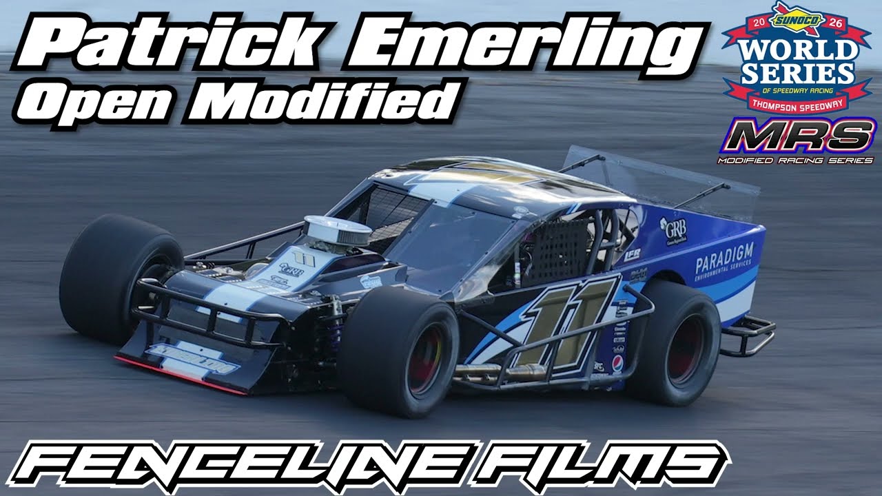 Patrick Emerling MRS Open Modified Thompson Speedway World Series 2026