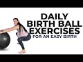 Birth Ball Exercises For Easy Delivery Third Trimester Exercises For Pregnancy