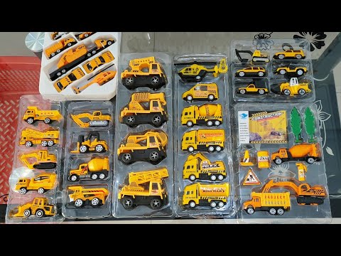 Mobil Mainan, Truk Konstruksi, Excavator, Truk Pasir, Buldoser, Truk Molen, Truk Oleng