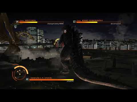 Godzilla PS4: Godzilla (2014) vs King Ghidorah vs Mothra