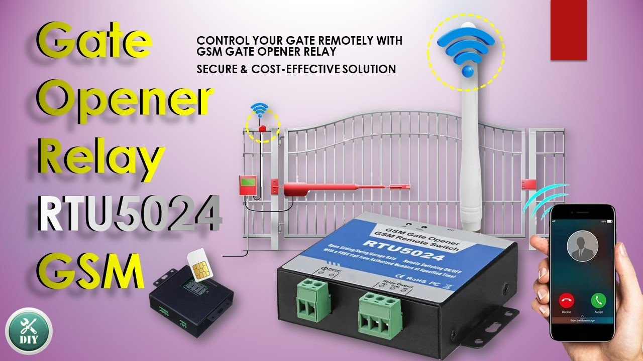 RTU5024 Gate Opener | GSM Controller SMS Commands Tutorial