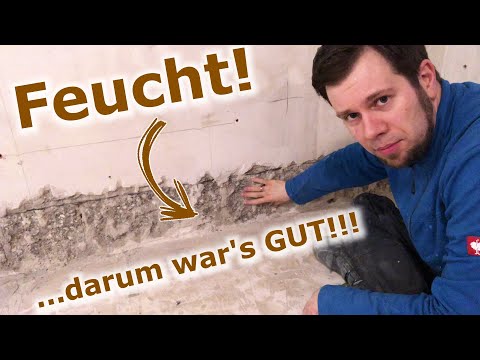 Kellerwand feucht: Warum war es gut, dass die Wand nass war? Horizontalsperre erklärt
