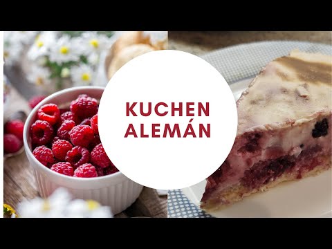The BEST GERMAN KUCHEN RECIPE - SOUTHERN CREAM AND BERRY TART