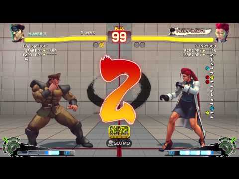 a.k.a jojo (Bison) vs TONPY (Viper) AE2012 Endless Matches *720p HD*