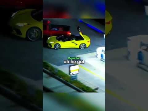 Corvette Driver Thinks It’s a Game