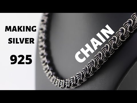 MAKING SILVER CHAIN "ROSE"