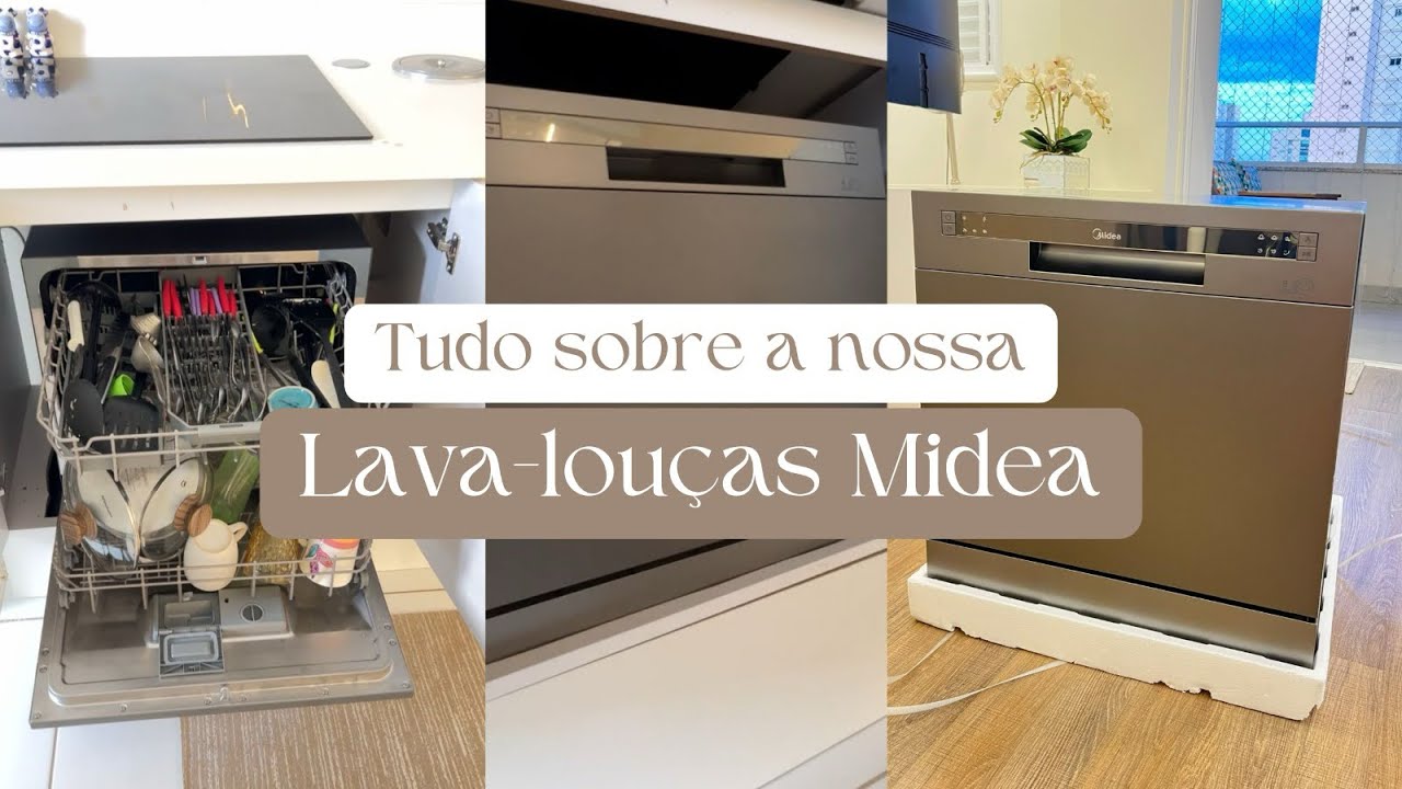 LAVA LOUÇAS MIDEA 8 SERVIÇOS VALEU A PENA? RESENHA COMPLETA E DETALHADA | É BOA OU NÃO