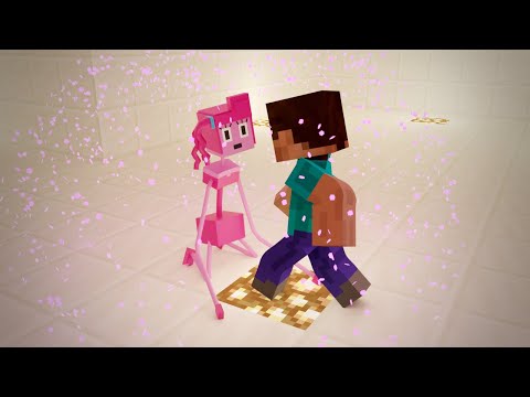 Mommy Long Legs VS Steve (Minecraft Animation)