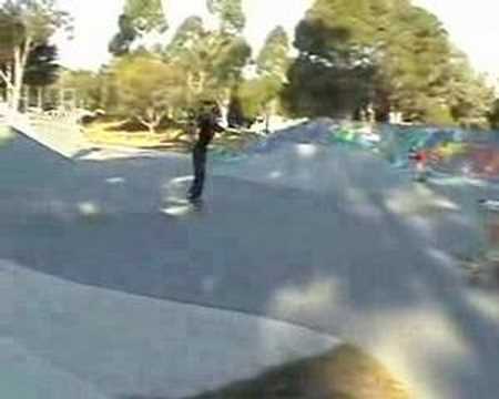 josh kickflip trolley at glenny skatepark melbourne
