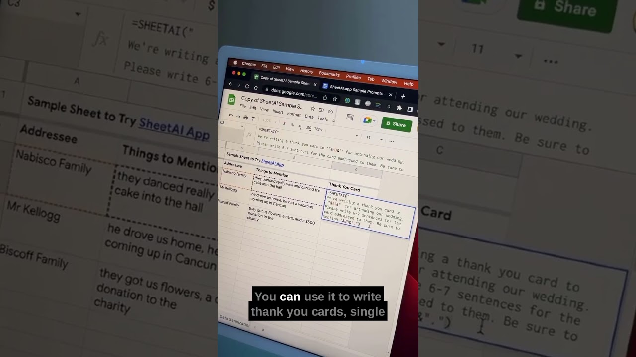 AI Inside Google Sheets