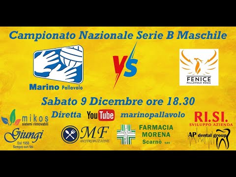 Serie B maschile: MARINO BULLS  - Fenice Pallavolo