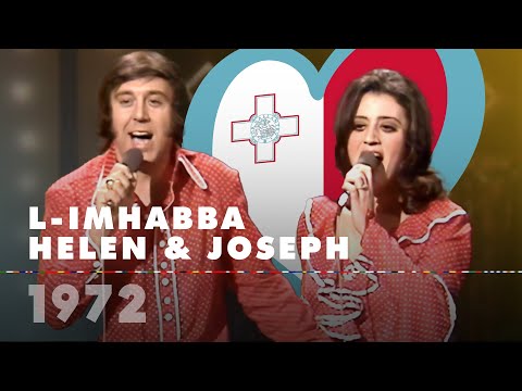 L-IMĦABBA - HELEN & JOSEPH (Malta 1972 – Eurovision Song Contest HD)