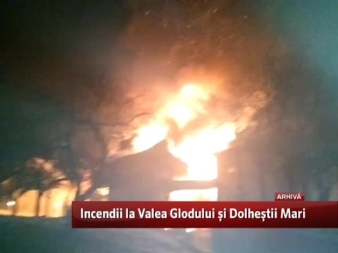 Incendii la Valea Glodului și Dolheștii Mari