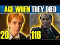 How Old Was Every Harry Potter Character When They Died? DEFAULT Thumbnail