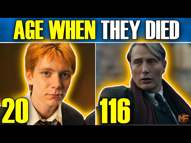 How Old Was Every Harry Potter Character When They Died? SDDEFAULT Thumbnail
