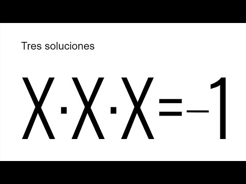 ECUACIÓN DE GRADO 3. TRES SOLUCIONES. Álgebra Básica