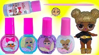 LOL Surprise Super Easy DIY Glitter Nail Polish Maker Makeup Kit - Video