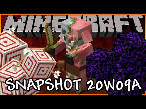 TARGET BLOCK, NUOVI SCAMBI E PIGLIN ZOMBI! Minecraft ITA Snapshot 20w09a