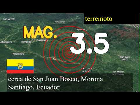😱🚨  Terremoto cerca de San Juan Bosco, Morona Santiago, Ecuador actualizaciones en vivo hoy: Terremo