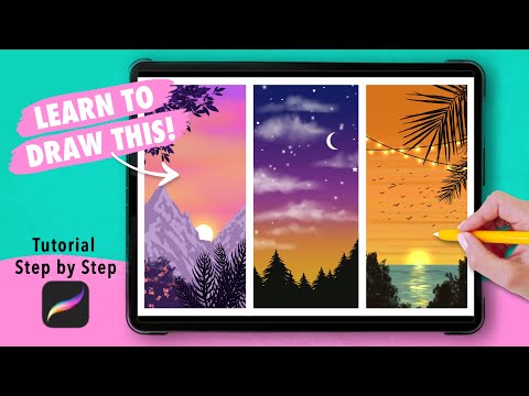 Digital Art for Beginners | 3 Easy Drawings with Procreate Step by Step Tutorial