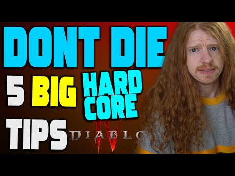 Diablo 4 - 5 Tips To SAVE Your Hardcore From Dying