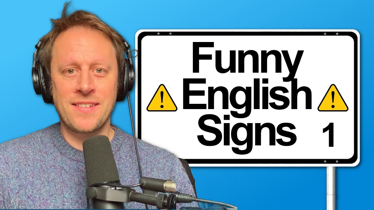 910. FUNNY ENGLISH SIGNS 🪧 Explained (Part 1)
