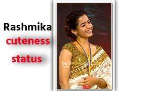 Rashmika Mandanna Cute Expressions | Rashmika Mandanna Whatsapp Status | Rashmika Mandanna #cuteness