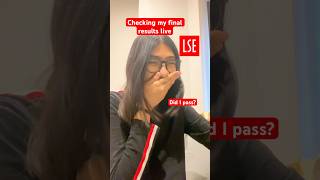 Final results reaction: London School of Economics 😱 #lse #londonlife #internationalstudents
