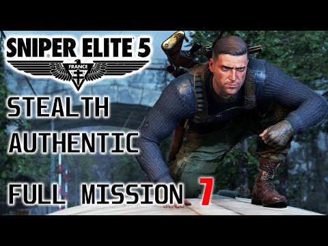 MISSION 7 / SECRET WEAPON – SNIPER ELITE 5 Authentic Stealth No Alarms Gameplay Walkthrough